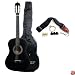 Austin Bazaar 38 Inch Black Acoustic Guitar with Gig Bag and Accessories