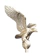 Whitehall Gold Bronze Small Flagpole Eagle - 00795