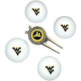 NCAA West Virginia University 4Pack Team Golf Ball Gift Set