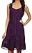 Sakkas Sudha Stonewash Embroidery Mid Length Adjustable Dress