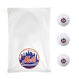 MLB McArthur New York Mets Golf Ball & Towel Gift Set