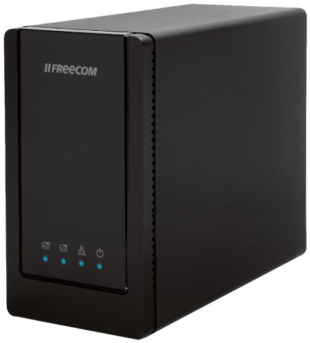 Freecom Dual Drive Network Center 2TB NAS Gigabit LAN USB 2.0 RAID 0/1/JBOD Preisvergleich