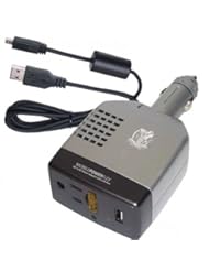 Car Audio or Theater: ENHANCE Mobile PowerFlex 300W DC Power Inverter & Car Travel Charger w/ USB port + AC Outlet for Laptops, Cellphones , Tablets , MP3 Players , Portable DVD Players , Handheld Gaming Consoles , GPS Units , and more! - Accessory Power