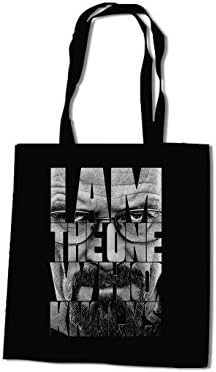 Heisenberg I Am The One Who Knocks II - King Of Shirts 10-12B Tote Fashion Bag - Black,