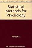 Statistical methods for psychology