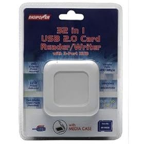 Digipower DP-FHC05 3 in1 - Bluetoothe Adapter, 3 Port USB , 32 in1 Memory Card Reader by Cellular Innovations