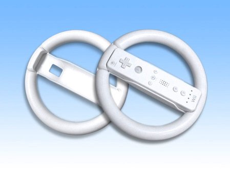 Childrens Toyshop  Video Games : TeckNet TYW-1018 Nintendo Wii Steering Wheel For Nintendo Wii