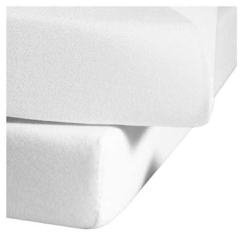 fleuresse 1212 Fb. 1000 Jerseyspannlaken 150 x 200 cm weiß fleuresse 1212 Fb. 1000 Jerseyspannlaken 150 x 200 cm weiß