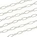 Sterling Silver Long & Short Chain Texture 8mm - By The Foot