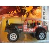 Matchbox Jeep Wrangler 4x4 Highly Detailed Red - Black #87 1 64 Scale Collector