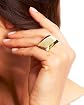 Flat Gold Toned Ring Product Image