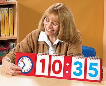 41RIRAwqf9L Educational Insights Telling Time Modular Flip Charts