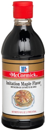 McCormick Imitation Maple Extract, 16-Ounce Plastic Bottle (Pack of 3) by McCormick