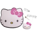 Hello Kitty KT4098 USB/PS2 Optical Mouse and Mouse Pad