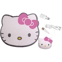 Hello Kitty KT4098 Hello Kitty Optical Mouse with Mouse Pad