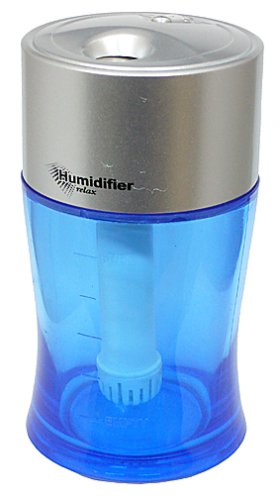 コンパクト超音波式加湿器 【部屋にも車にもデスクにも使えるパーソナル加湿器】 ブルー  CH-01BL