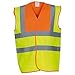 Yoko Hi Vis 2 Band And Braces Waistcoat - 26 Colours/Sml - 5XL