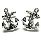 Boat Anchor Cufflinks : Yacht and Sailing Cufflinks W/Gift Box