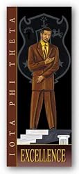Excellence - Iota Phi Theta by Johnny Myers 8"x20" Art Print Poster