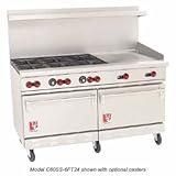 Wolf C60 SS 6B 24G Challenger XL Restaurant Range