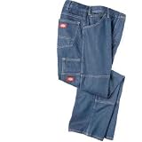 Dickies Men's Industrial Workhorse Jean Size:42 x 30 Color:Rinsed Indigo Blue