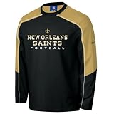 Reebok New Orleans Saints Black Match-Up Constructed Long Sleeve T-shirt