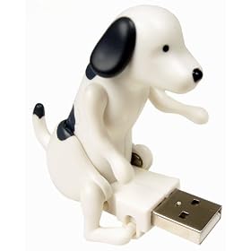 Cables Unlimited White USB Moving Dog by Cables Unlimited