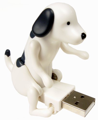 Cables Unlimited White USB Moving Dog