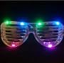 FLASHING LIGHTS SHUTTER SHADE STYLE PARTY SUNGLASSES CLEAR