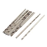 uxcell ツイストドリルビット　ドリル刃　ストレートシャンク　HSS-CO　1.4mm x 18mm　10本入り