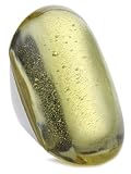 Nicky Hilton Bryant Park Silver Lemon Color Fashion Ring, Size 7