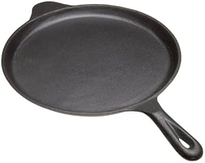 Lodge Logic L9OG3 Pre-Seasoned 10-1/2-Inch Round Griddle
