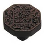 1-1/4"AsianOCT BLK Knob