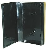 100 Empty Standard Black Replacement Black VHS Boxes With Center Hubs #VHBR30BK (Cases, Tapes, Clamshell, Clam Shell)