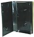 25 Empty Standard Black Replacement Black VHS Boxes With Center Hubs #VHBR30BK (Cases, Tapes, Clamshell, Clam Shell)