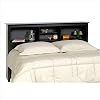 Prepac Sonoma Black Queen Storage Headboard