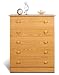 Prepac Oak 5-Drawer Chest