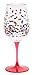 C.R. Gibson 16-Ounce Acrylic Wine Glasses, By Lolita, Set of 2, BPA Free, Measures 3.5