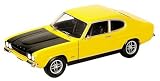 Review Minichamps  / 1/18 Scale Ready Made Die Cast - Ford Capri Rs 1970 Yellow/Black Bonnet