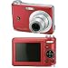 GE-A735 7MP Digital Camera with 3X Optical Zoom (Red)