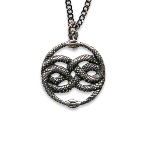 Moon Raven Designs - Silver Auryn Pendant Necklace - Solid Sterling Silver Hung on a Matching 24 Inch Chain - Fashion Jewelry