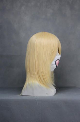 Wigny Lambdadelta Straight Lady Costume Wig 16inch (Light Blonde)
