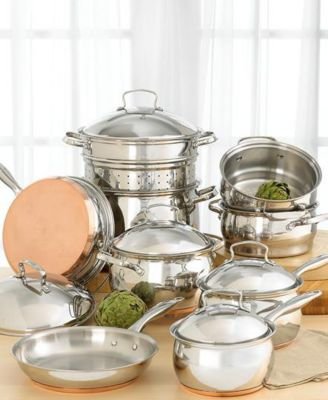 tools of the trade belgique copper-bottom 14-piece set