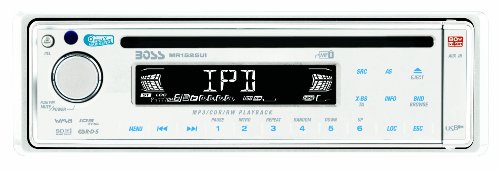 Boss MR1525UI Marine In-Dash CD/MP3/iPod Touchpanel Receiver with USB and AUX Input.