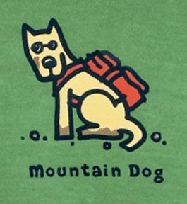 Mountain Dog Crusher Long Sleeve Tee Shirt - Mens