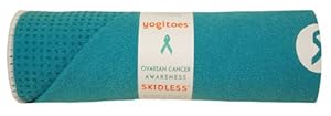 Yogitoes Skidless Mat Size Towel (Teal)