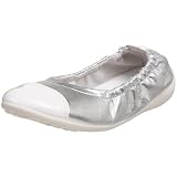 Naturino 2816 Ballet Flat (Toddler/Little Kid/Big Kid),Bianco/Silver (40),35 EU (4-4.5 M US Big Kid)