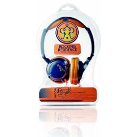 Rocking Residence Wooh! Graffit Headphones - Blue/Orange
