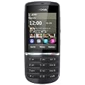 Nokia Asha 300 - M�vil libre (pantalla t�ctil de 2,4" 320 x 240, 140 MB de capacidad, S.O. S40 Asha) color grafito