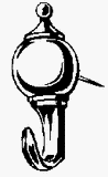 Hillman Fastener Corp 122210 Decorative Push Pin Hanger